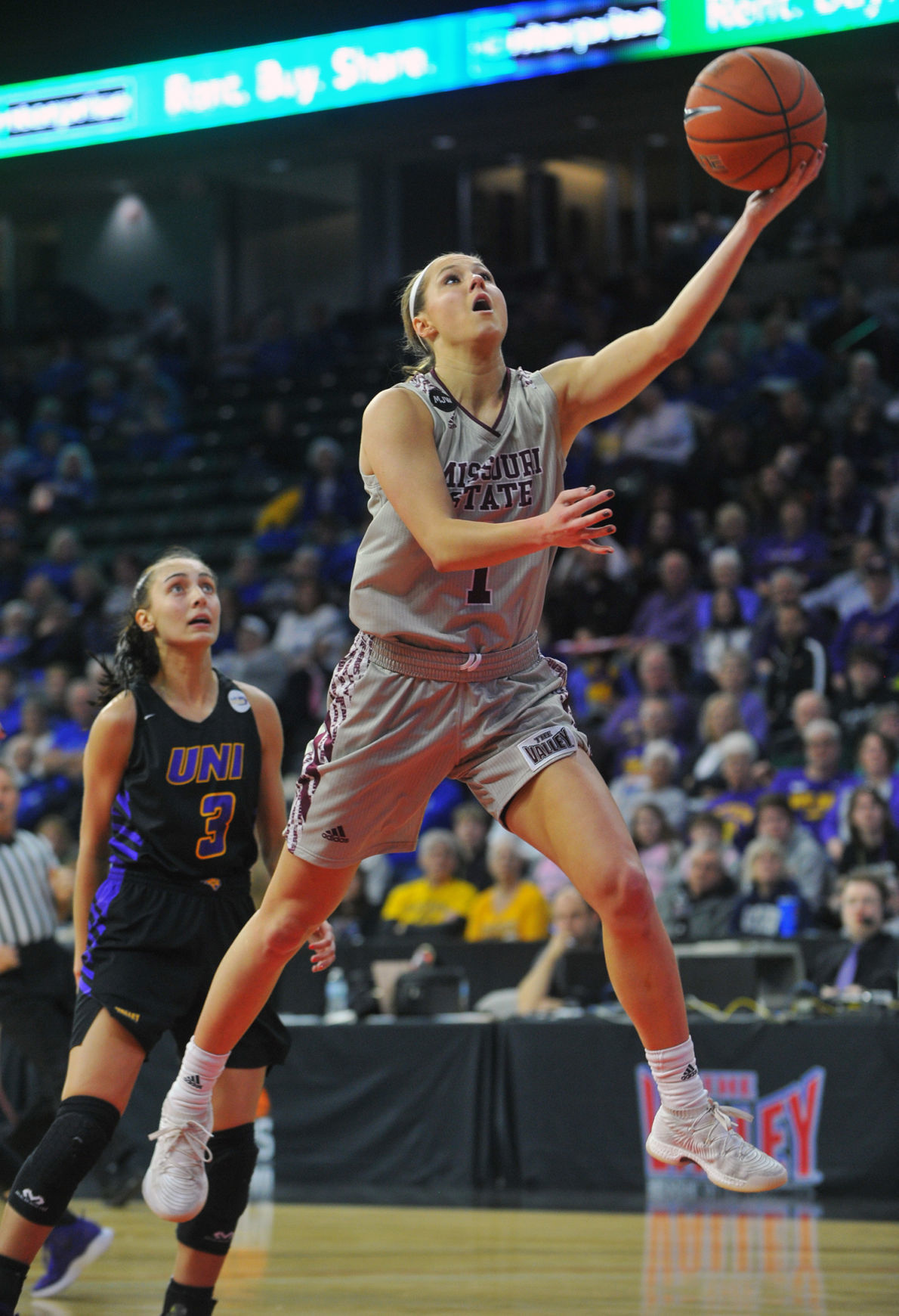 Missouri State vs UNI at the 2019 Missouri Valley Conference Women's Basketball Tournament